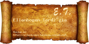 Ellenbogen Terézia névjegykártya